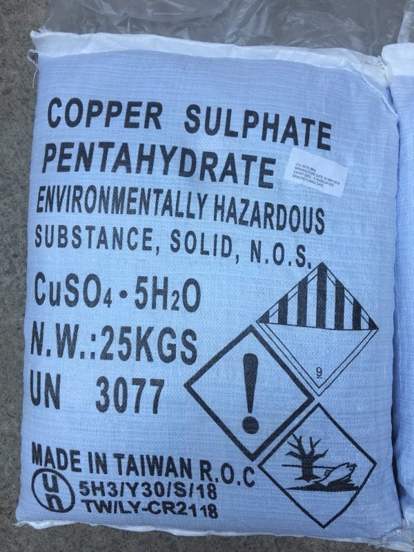 Copper Sulphate Pentahydrate Đài Loan